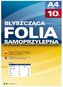 Folia Laser Transp. samoprzylepna błysk 10ark, Diamax
