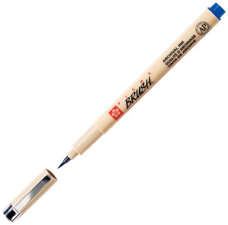 Pisak pędzelkowy Pigma Brush niebieski, Sakura