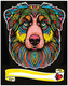 Kolorowanka welwetowa A4 Owczarek Australijski, Colorvelvet