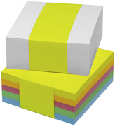 Bloczek kostka kolor 85x85x70 mm karteczki luzem-wkład, HAS