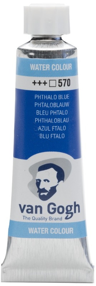Farba akwarelowa Van Gogh 10ml Phthalo Blue 570, Talens