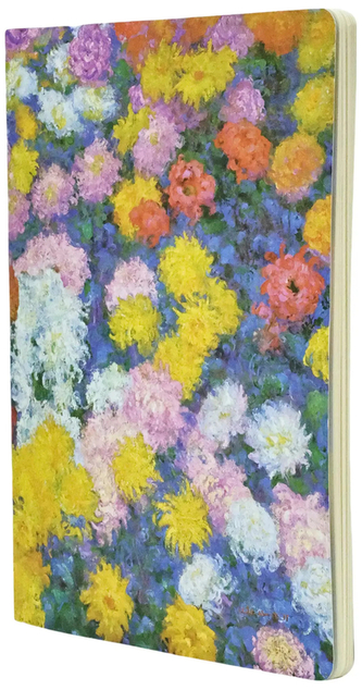 Zeszyt A4 40 k. gładki z perfor. 100g Monet"s Chrysanthemums, Paperblanks