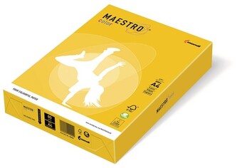 Papier ksero kolorowy A4 160g. żółć siarkowa IG50, Maestro Color 250ark