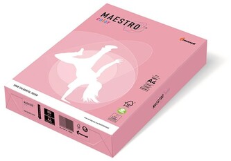 Papier ksero kolorowy A4 160g. róż. PI25, Maestro Color