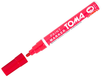 Marker olejny Medium 2.5 mm czerwony 440, Toma