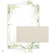 Papeteria A4 Łąka 20ark + DL Nature jasnobeżowy 10szt, Galeria Papieru