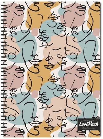 Kołonotes A4 Art Deco CoolPack, Patio