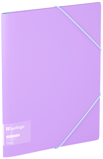 Teczka z gumką Haze A4, fioletowo-niebieska, Berlingo
