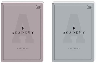 Brulion A4 96 k. linia 90g Academy, Interdruk