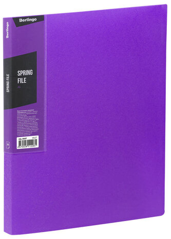 Segregator Spring Color Zone, 17 mm, fioletowy, Berlingo