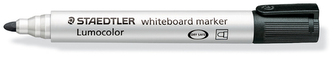 Marker suchościeralny czar. okrągła końc., Staedtler