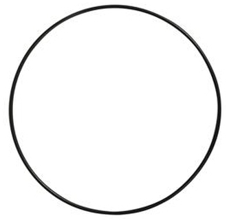Obręcz metalowa, 15 cm, czarna, Rayher