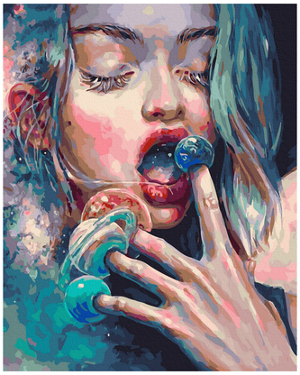 Numermoalowanie Classic 40x50  Nieziemskie przyciąganie, iPicasso