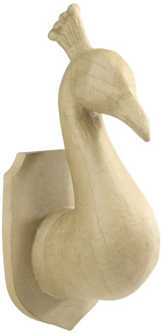 Trofeum Paw duże 16,5 x 17 x 37,5 cm z masy papierowej MA029 C, Decopatch