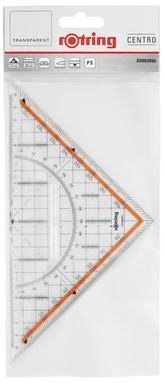 Ekierka 45 stopni z uchwyt., Rotring