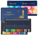 Kredki ołówkowe akwarelowe 72-kol. Finenolo metalowe opakowanie, Deli