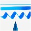 Pisak akwarelowy pędzelkowy Ecoline Brush Pen Ultramarine Deep, Talens