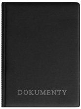 Okładka na dokumenty z dowodem rejestracyjnym Premium czarna OD-06-01, Biurfol