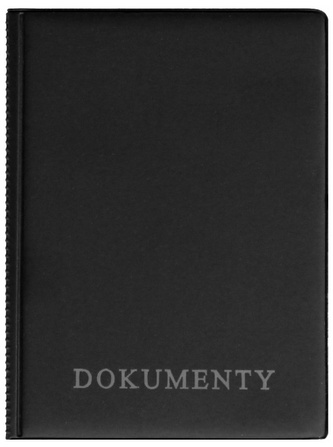 Okładka na dokumenty z dowodem rejestracyjnym Premium czarna OD-06-01, Biurfol