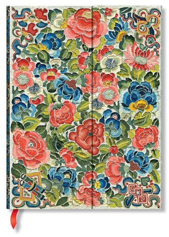 Notes Peking Opera Embroidery Pear Garden Ultra gładki, Paperblanks