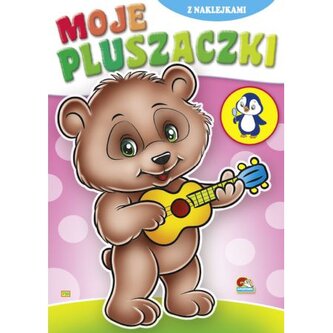 Kolorowanka z naklejkami. Moje pluszaczki Kotek 752