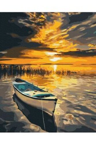 Malowanie po numerach. Wieczorny spokój