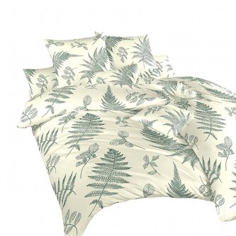 Dadka Povlečení satén Kapradí banán 200x220, 2x70x90 cm