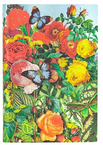 Notes Flexis Butterfly Garden Mini gładki 208 str., Paperblanks
