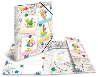 Teczka z gumką A4 Obrazki, Herma