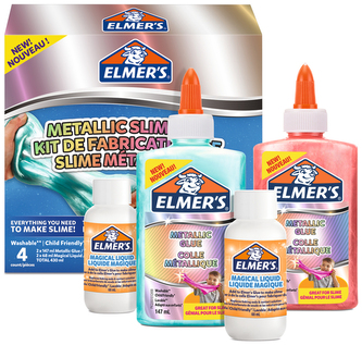 Zrób to sam - Gluty - Slime starter metalik 2109483, Elmer`s