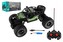 Auto RC Off-Road vypouštějící páru plast 26cm 27MHz dobíjecí pack+baterie se světlem zelené v krab.