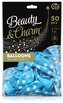 Balony Beauty&Charm, Grochy, pastelowe niebieskie 12" op. 50 szt., GoDan