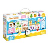 Make-a-Match Puzzle. Food Truck