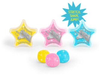 Plastelina skacząca brokatowe 15 g, gwiazdka MAGIC MOMENTS, Trendhaus