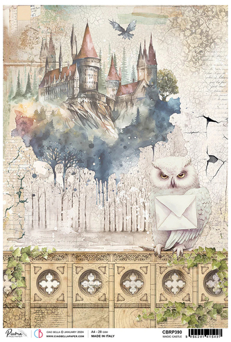 Papier ryżowy A4 Magic Castle, Stamperia
