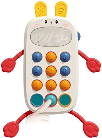 CHIPOLINO Senzorický mobil 8v1 Rabbit