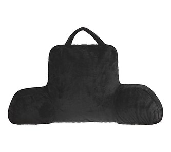 Polštář - opěrka na čtení - černá - 50x100 cm