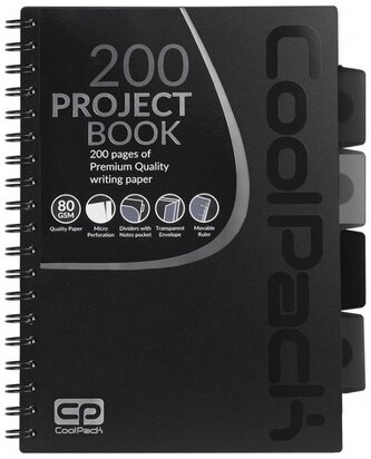 Kołonotes B5 black CoolPack, Patio