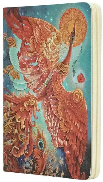 Zeszyt A6 40 gładki z perfor. 100g Birds of Happiness, Firebird, Paperblanks