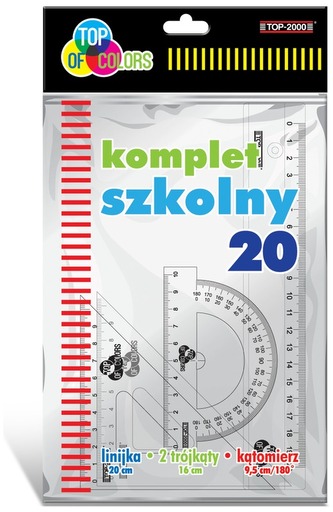Komplet geometryczny 20 cm 4-elementowy, Top-2000