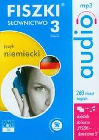 Fiszki Audio. Język niemiecki. Słownictwo 3 OOP