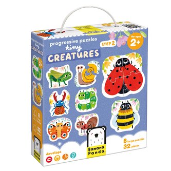 Progressive Puzzles. Tiny Creatures 2+ Progressive Puzzles. Tiny Creatures 2+
