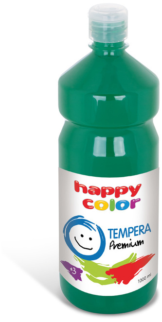 Farba tempera Premium 1000ml jas. zielona nr 51, Happy Color