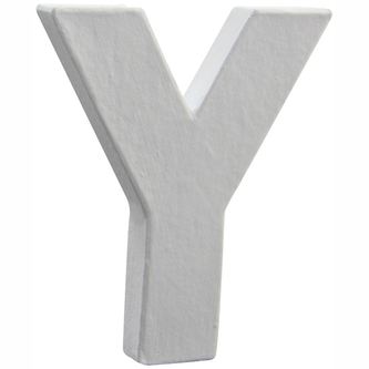 Litera 3D "Y" mała 12 cm AC277, Decopatch