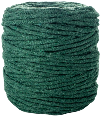 Sznurek bawełniany zielony 5mm x 100m do makramy SBK-18, Aliga
