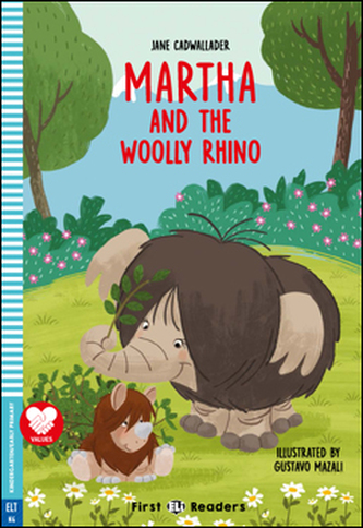LA Martha and the Wolly Rhino książka + audio online Kinder Garten First