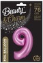 Balon foliowy B&C, Cyfra 9, satynowa różowa, 76 cm, GoDan