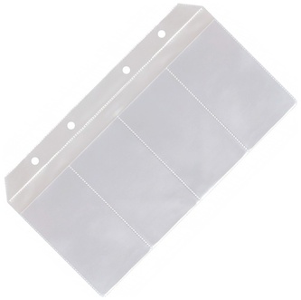 Wkład wizytownika "200" 4-wizytówki na str. op. 10 szt. WW-04, Biurfol