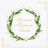 Serwetki 33x33cm White Flowers 20szt. SDL143800, Paw