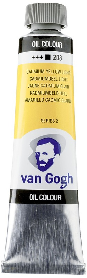 Farba olejna Van Gogh, 40ml Cadmium Yellow Light 208, Talens